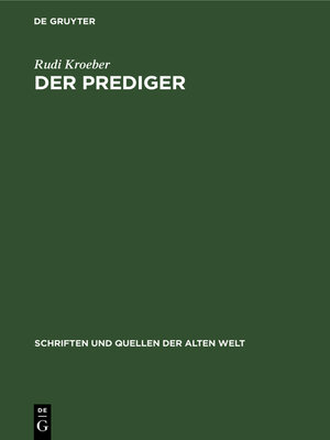 cover image of Der Prediger